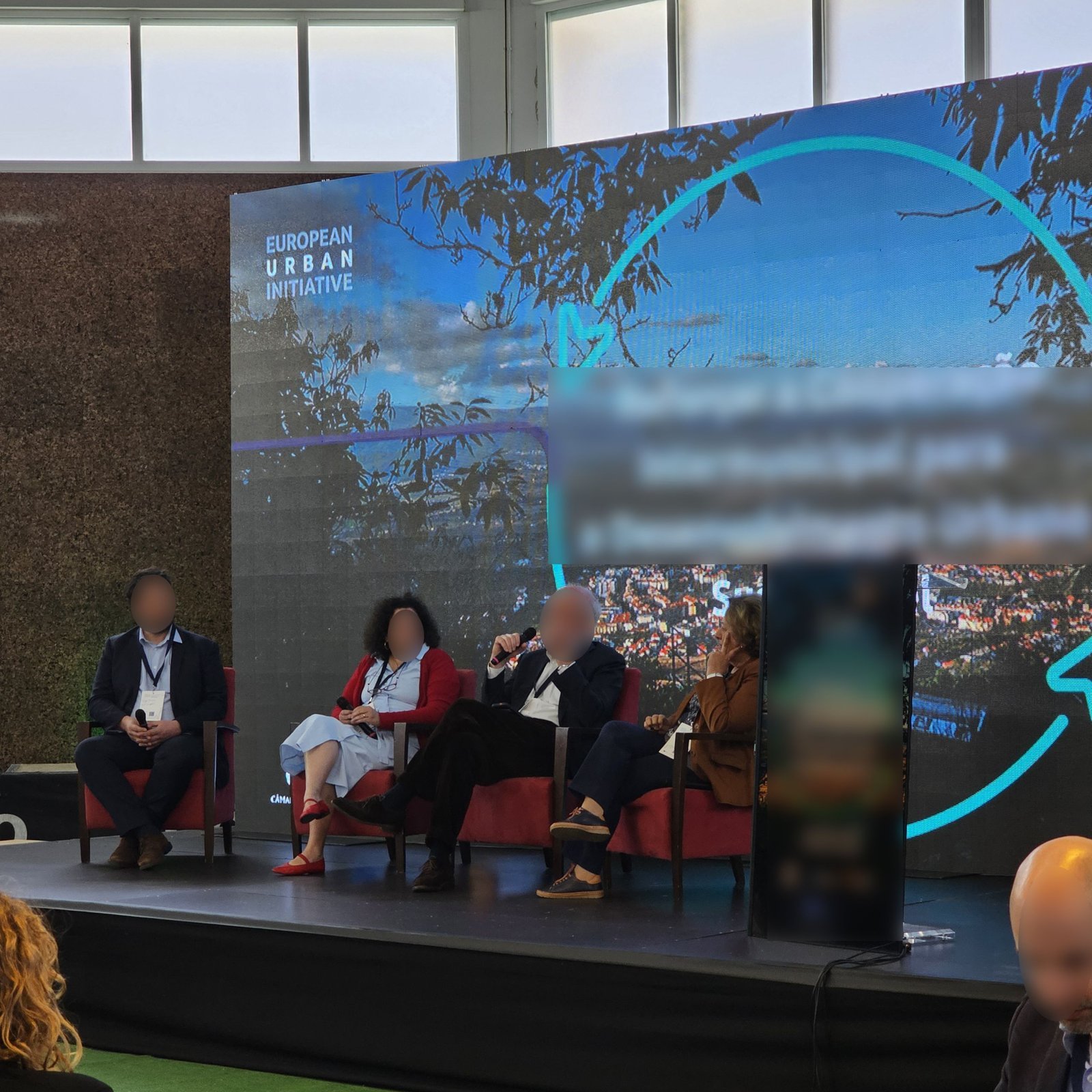 Enhancing intermunicipal cooperation for Sustainable Urban Development – Equipamento de luz, áudio, vídeo e interpretação remota em 4 salas — Interpretação simultânea remota, equipamento, luz, vídeo, áudio, mobiliário — Turnip Portugal